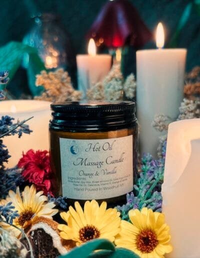 Massage Candle (Orange & Vanilla 4oz)