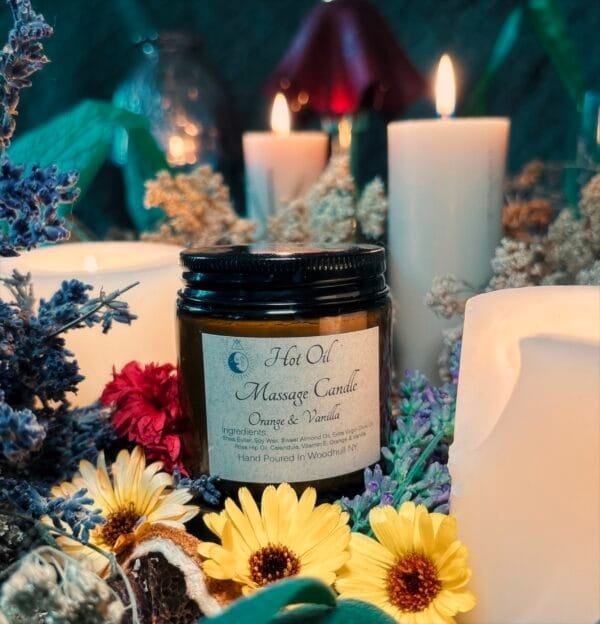 Massage Candle (Orange & Vanilla 4oz)