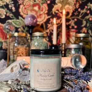 Soothing Lavender Hot Oil Massage Candle (8oz)
