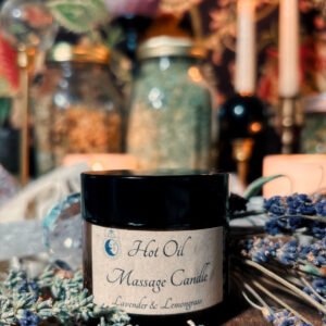 Lavender & Lemongrass Hot Oil Massage Candle (2oz)