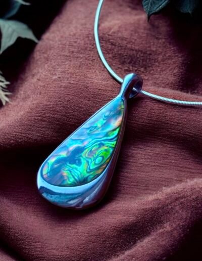 All For You Abalone Heart Choker