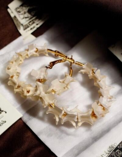 Snake Vertebrae Hoop Babe