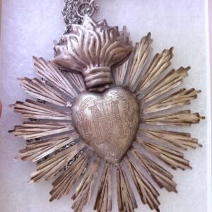 Mother Mary Pendant on Sterling Silver Chain