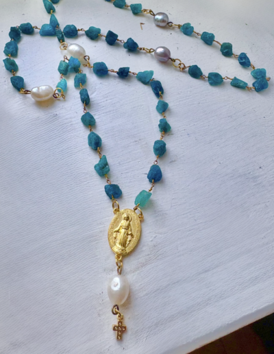 Great Mother Rosary with Fresh Water Pearls