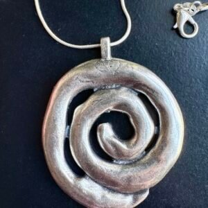 Labyrinth Spiral Necklace